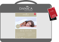 50x70 | DANICA OLIVIA LOW luxusní péřový polštář