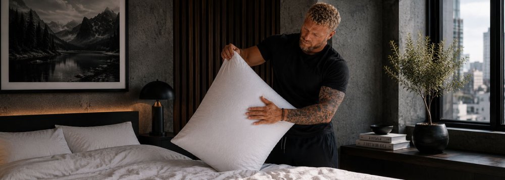 údržba péřových polštářů