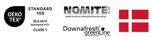 Certifikáty péřových lůžkovin