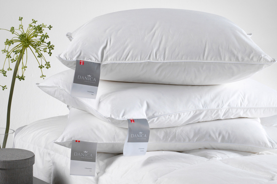 Luxusní péřové polštáře DANICA OLIVIA husí prachové peří
